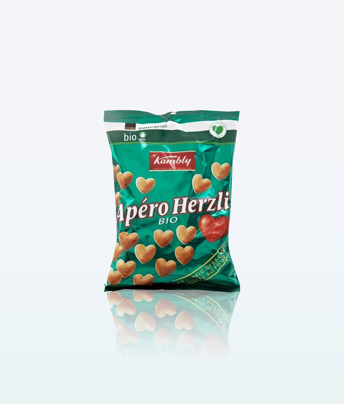 Kambly Naturalplan Bio croquants Crackers Apero Herzli 160g