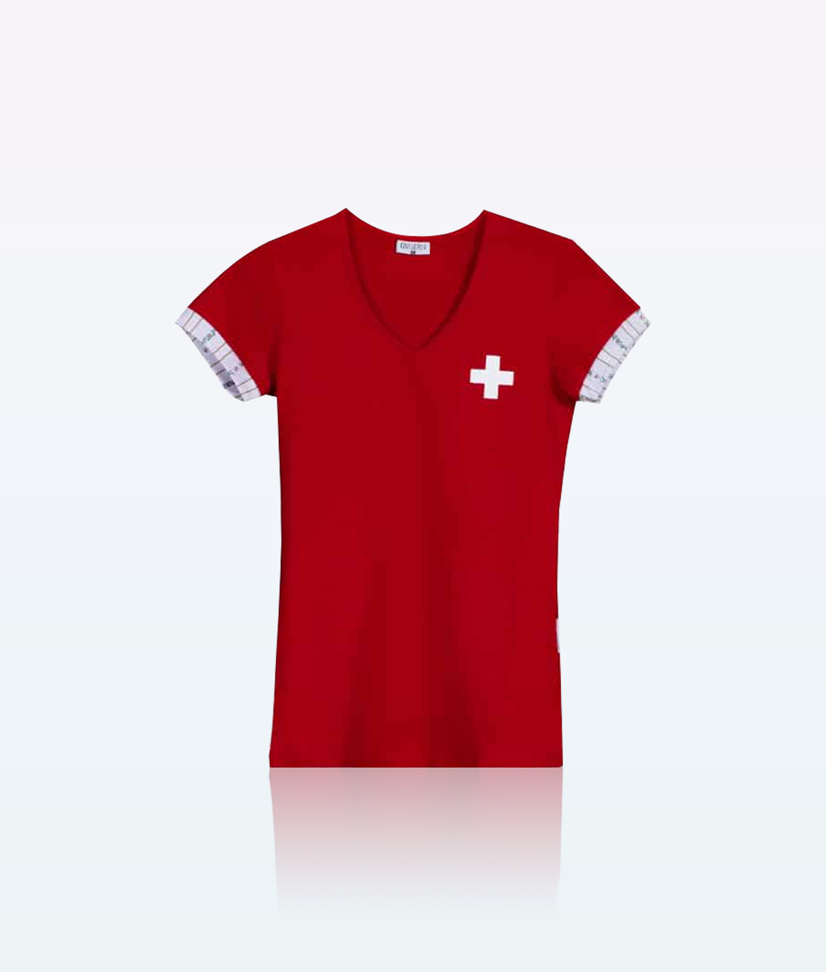 T Shirt Femme Avec Croix Suisse 3