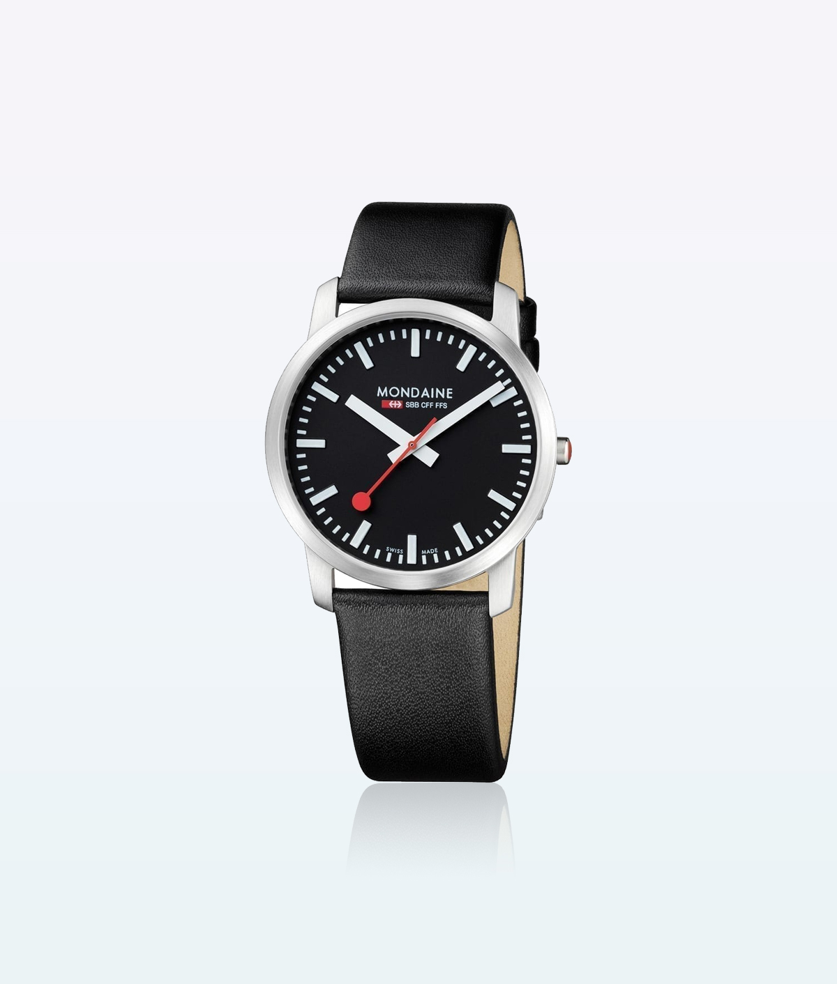 Mondaine Wristwatch Simply Elegant 14SBB Black White 2