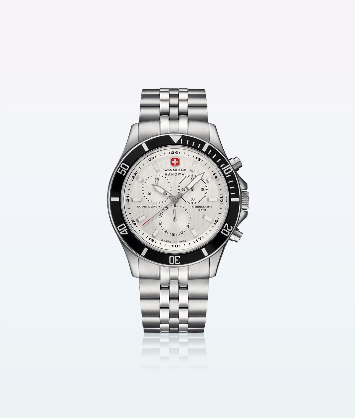Hanowa Swiss Military Wristwatch Flagship Chrono Silver