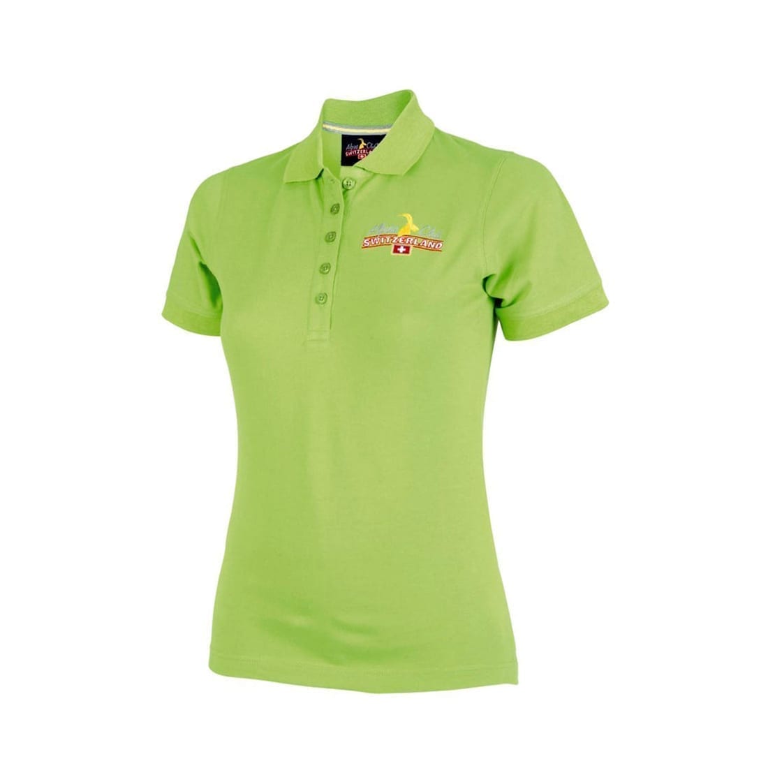 p 11002 Polo shirt for woman fast drying fitting green