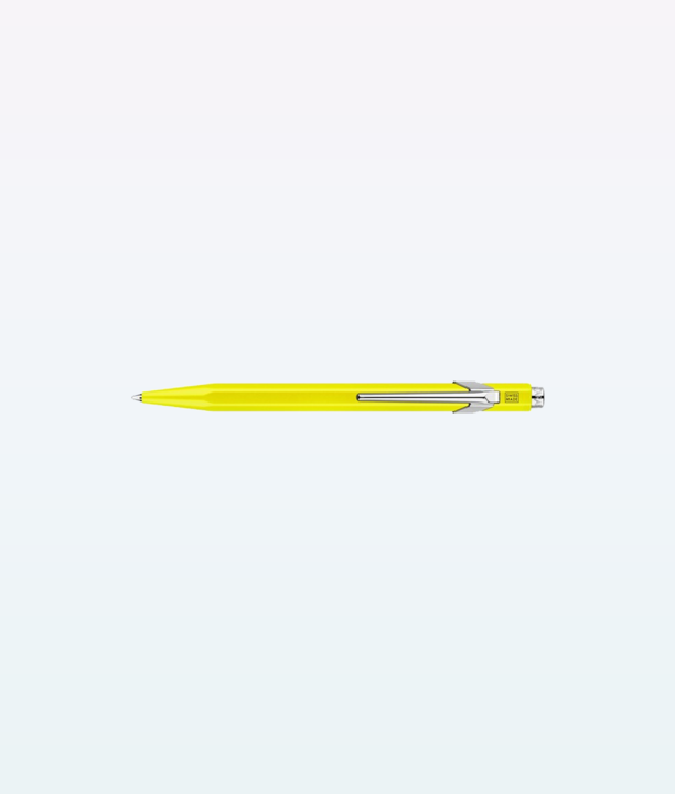 Caran D Ache Popline Ballpoint Pen Yellow