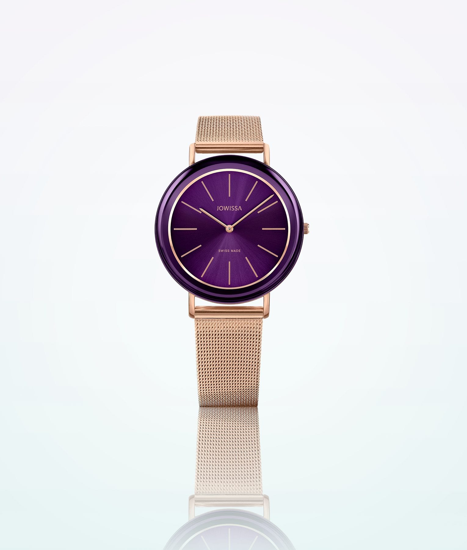 Jowissa Alto Purple Rose Gold Women Wristwatch