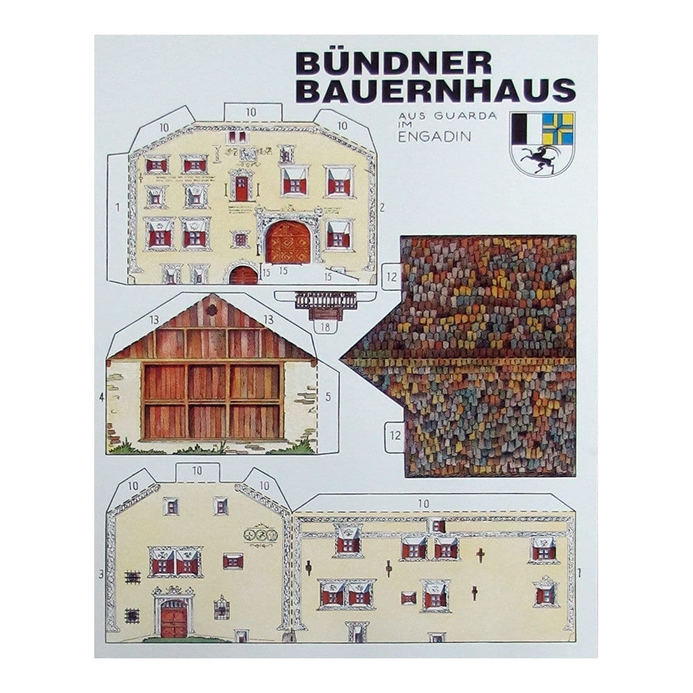 p 13271 Bundner Bauernhaus