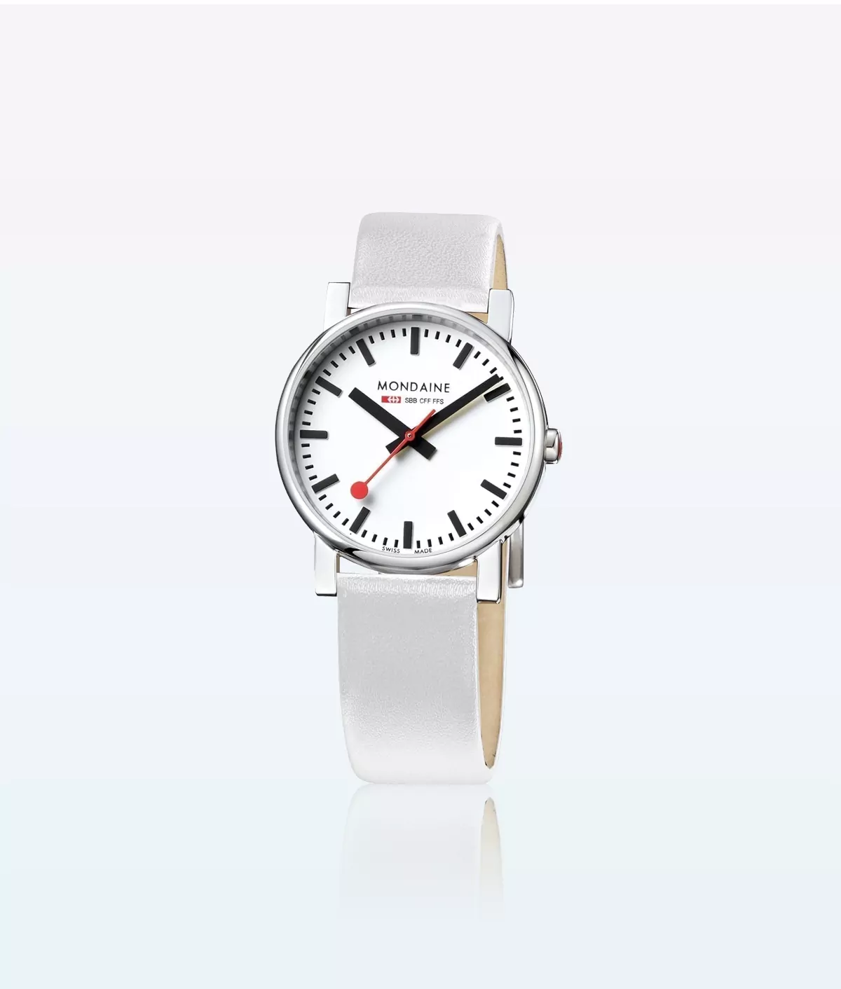 Mondaine Wristwatch Evo 11SBN White 2
