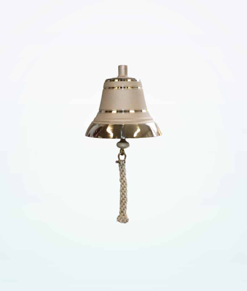 Boat Bell With Bronze Hanger Half polished