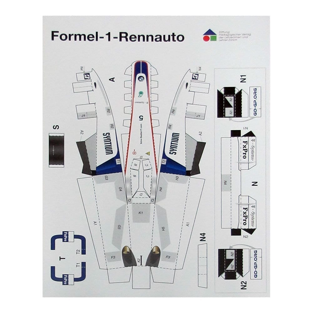 p 13277 Formel 1 Rennauto