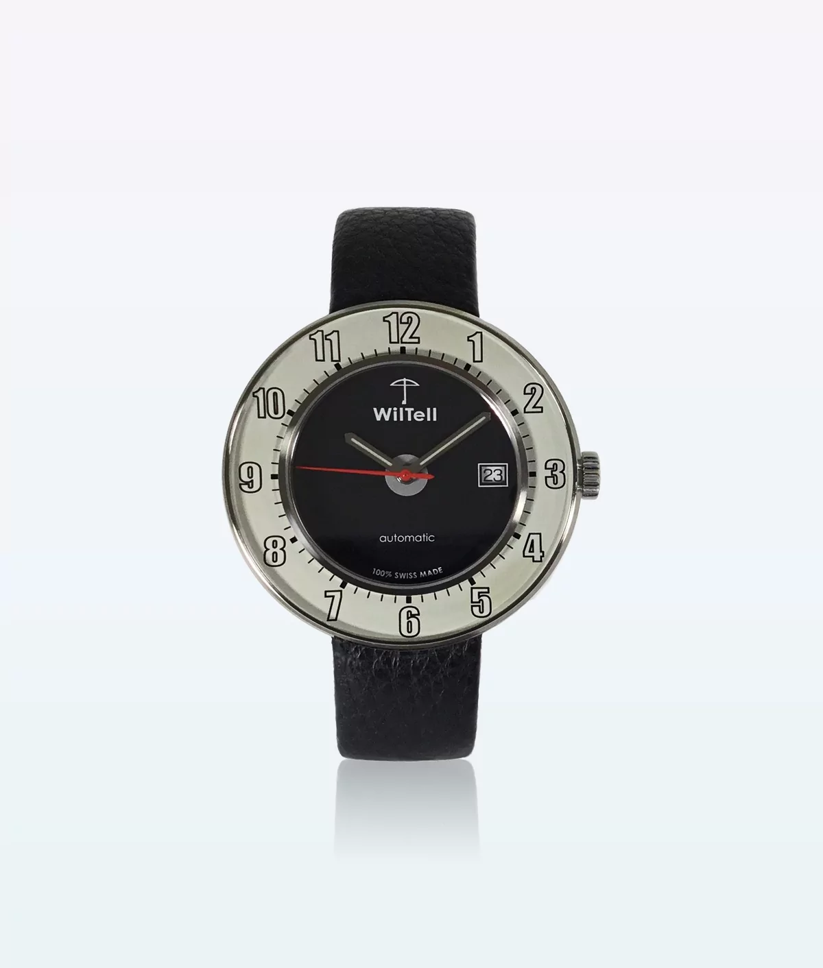WilTell 100 Swiss Wrist Watch White Black