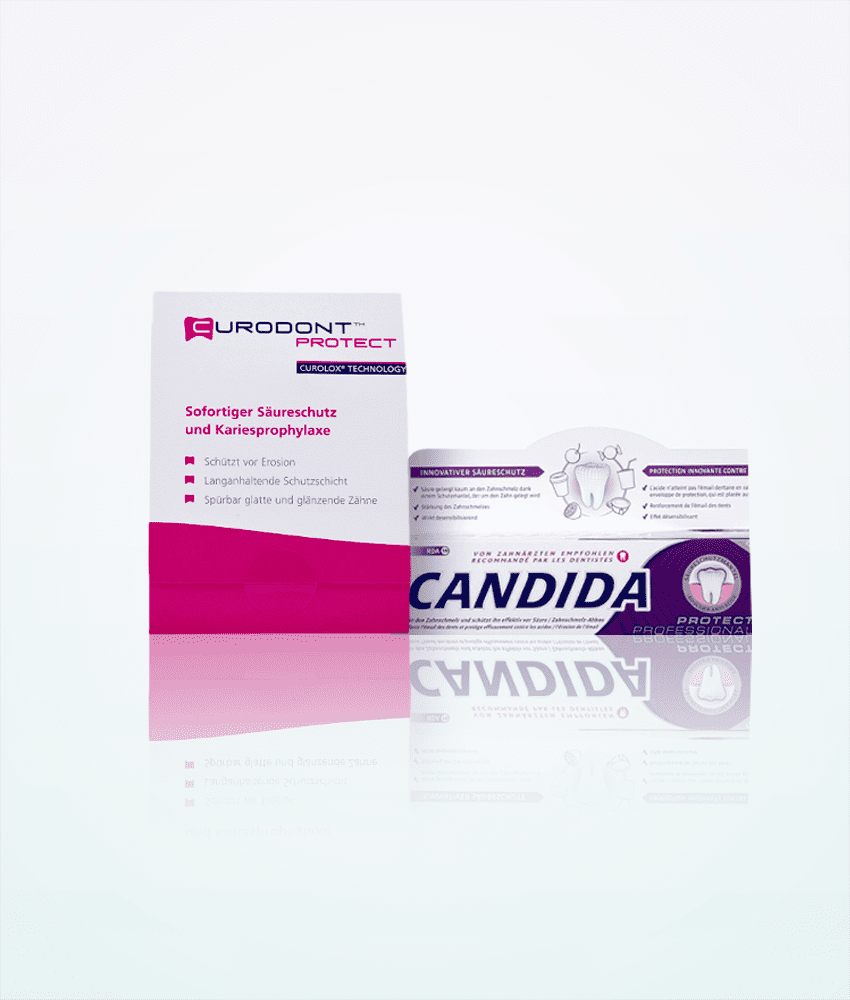 Curadont Protect And Candida Protect Tooth Paste