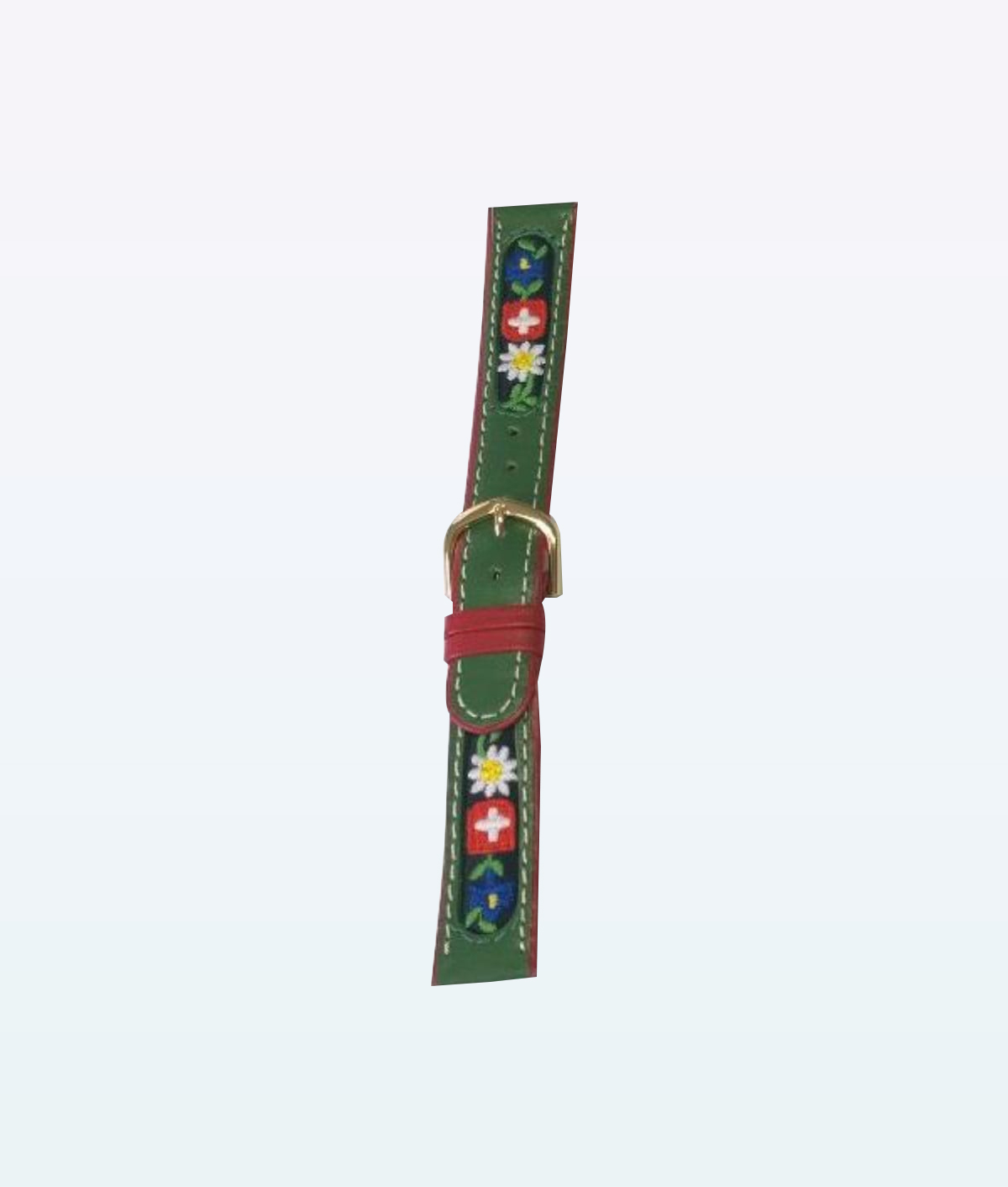 Bracelet de Montre Ethno Folclore 09 61D Vert Rouge