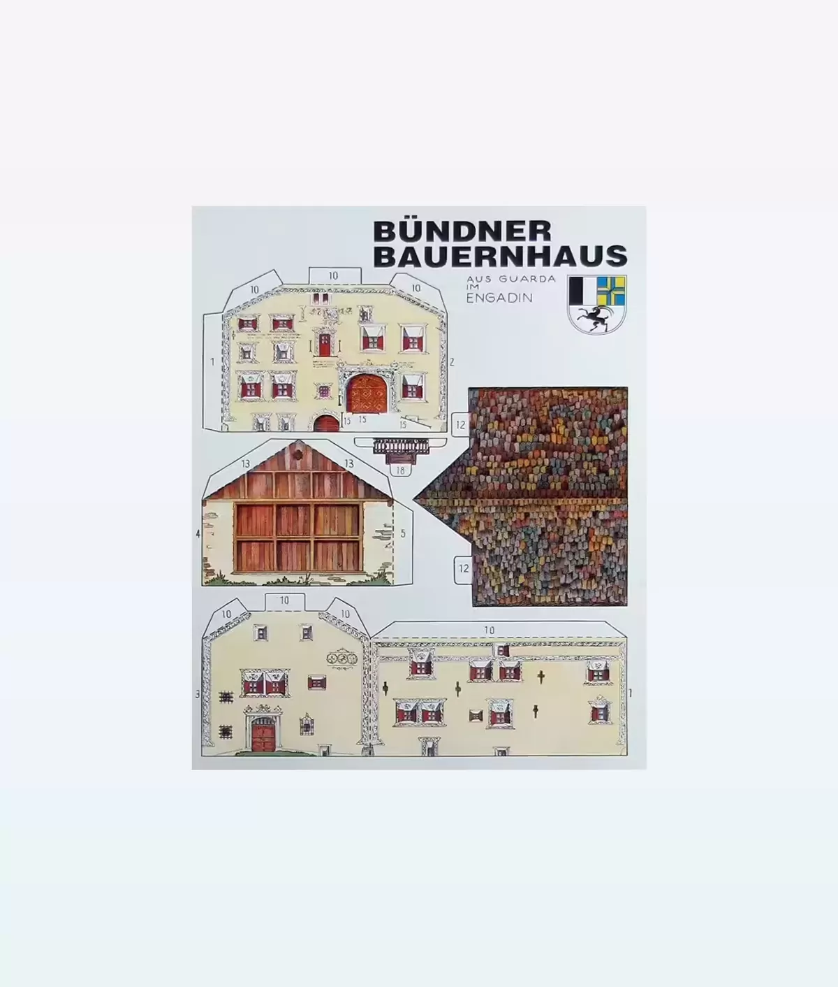 Handicraft-Bundner-Bauernhaus