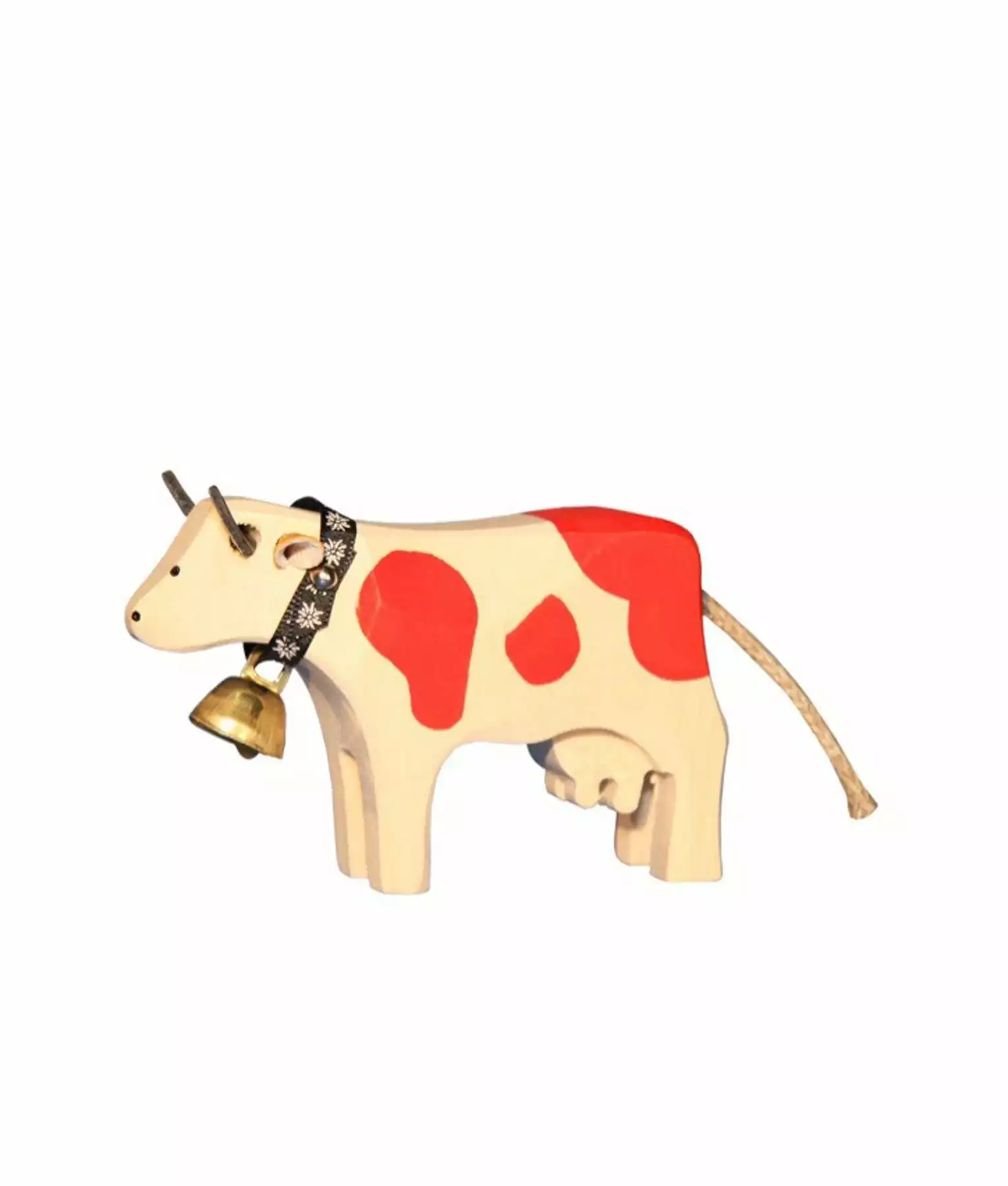 Wooden Cow Red