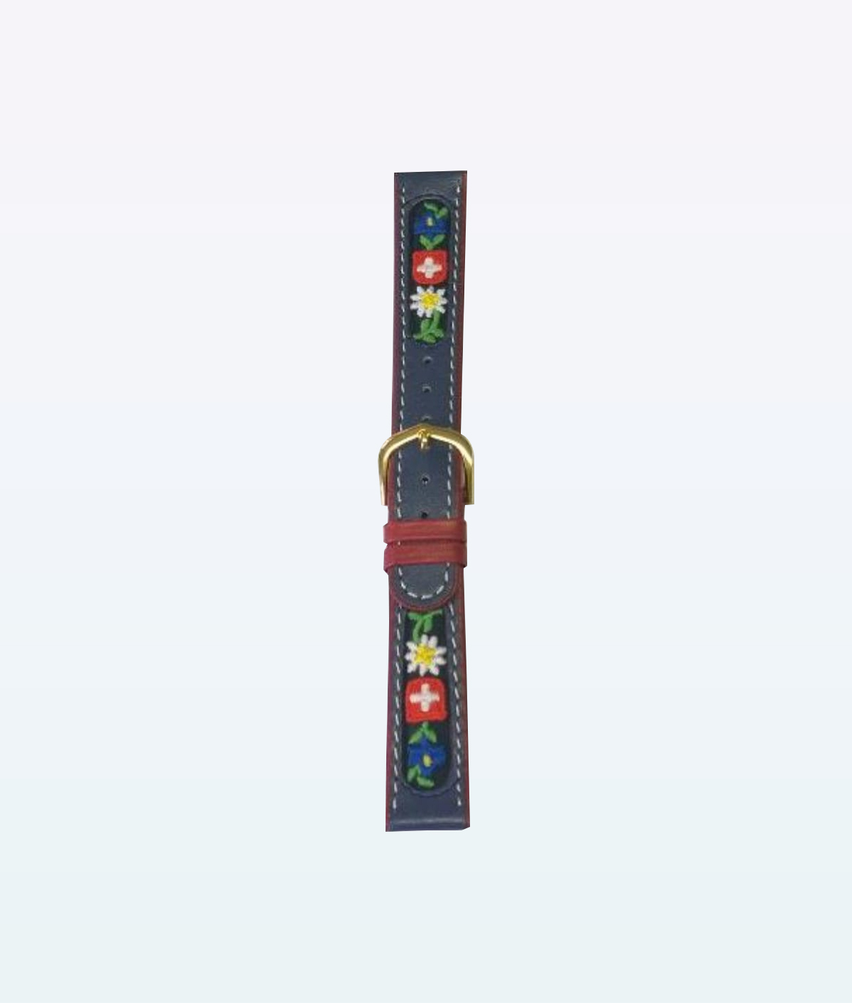 Bracelet Montre Ethno Folclore 09 61D Bleu Rouge