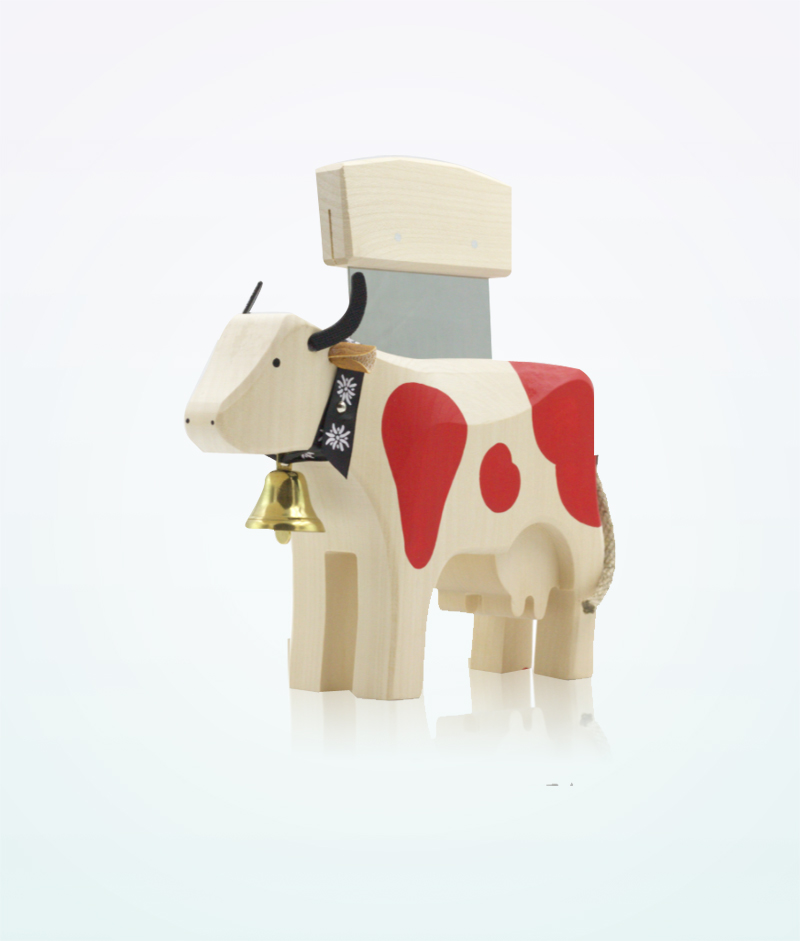 Trauffer Wooden Cow Knife red