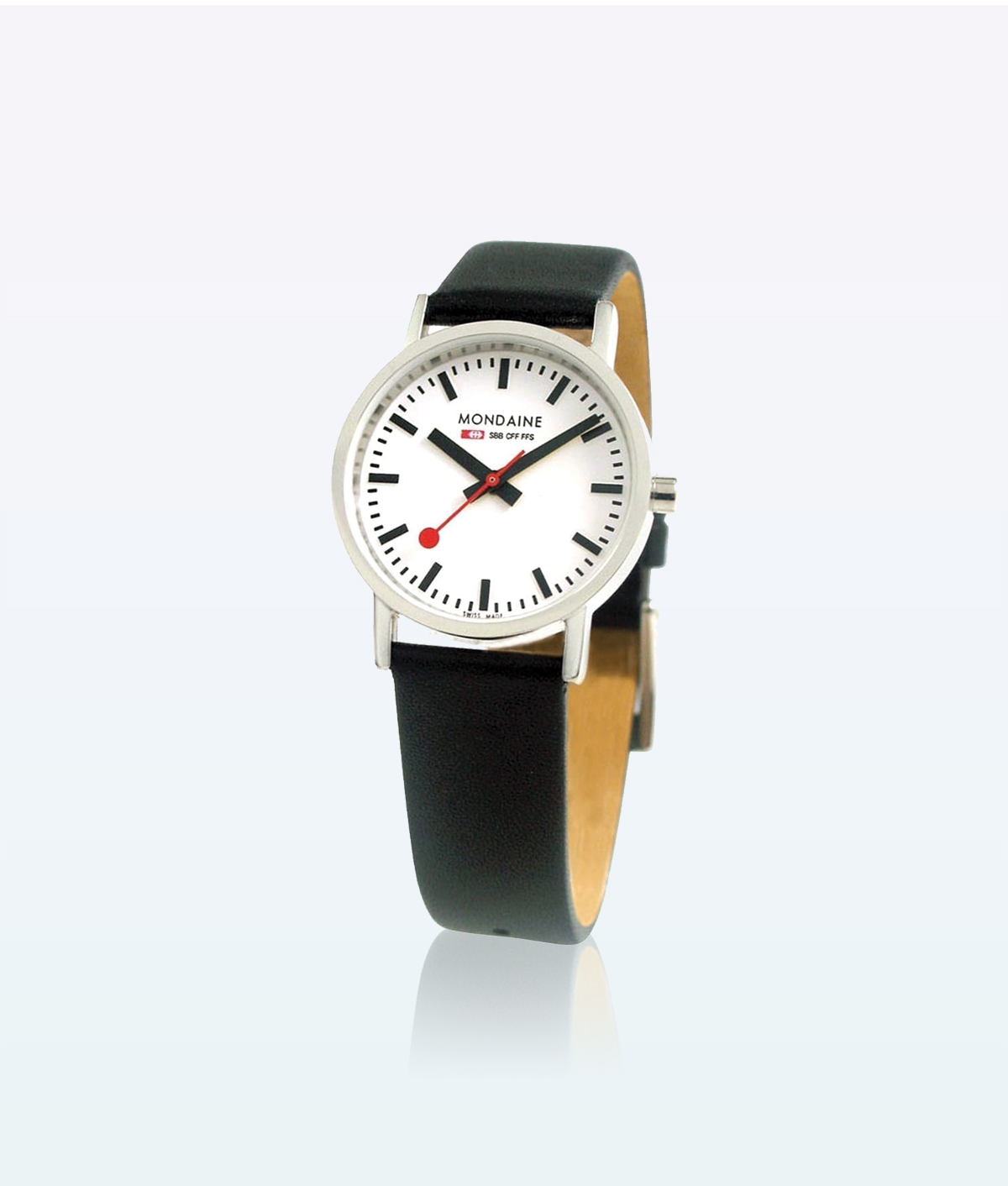Mondaine Wristwatch Classic A658 16SBB Black White 3