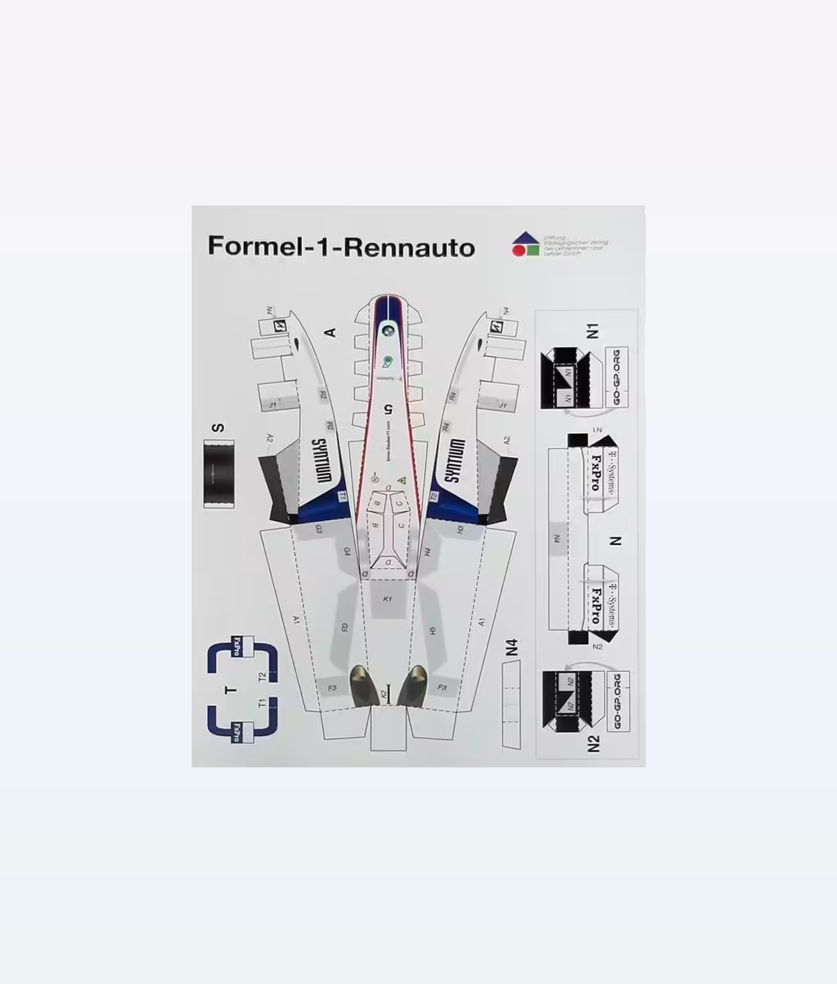 Handicraft-Formel-1-Rennauto