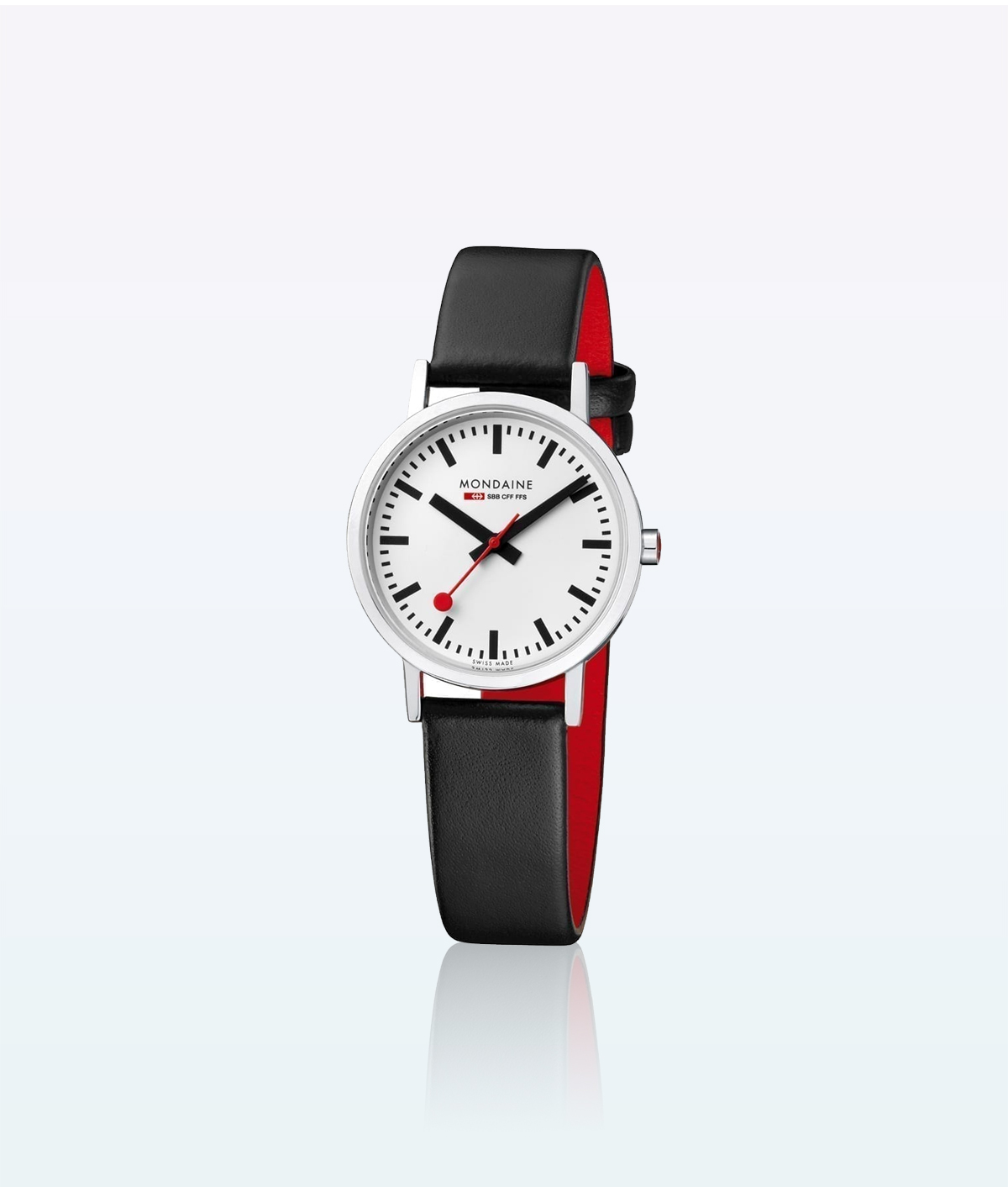 Mondaine Wristwatch Classic A658 11SBB Black White 2