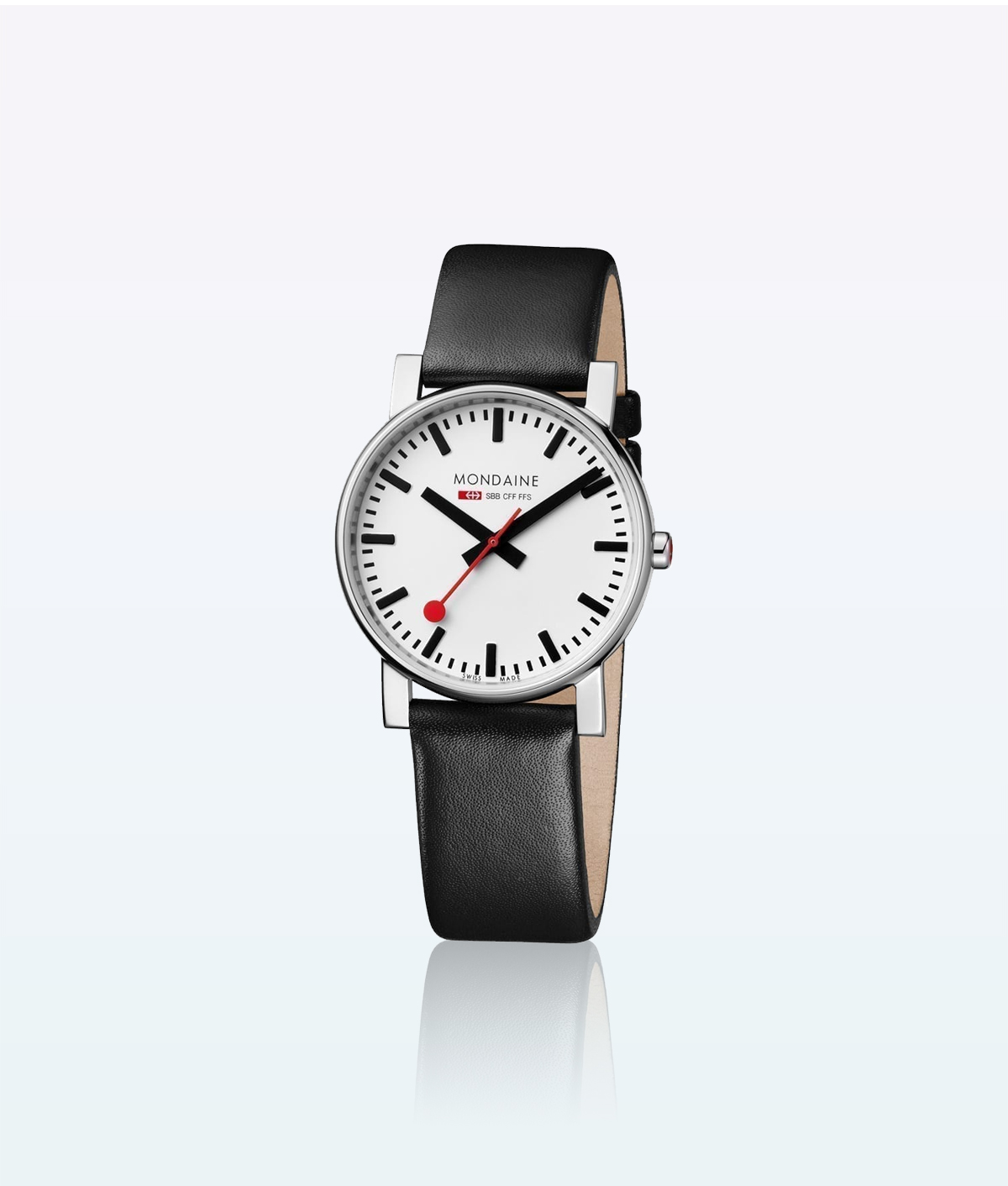 Mondaine Wristwatch Evo A660 11SBB Black White 2