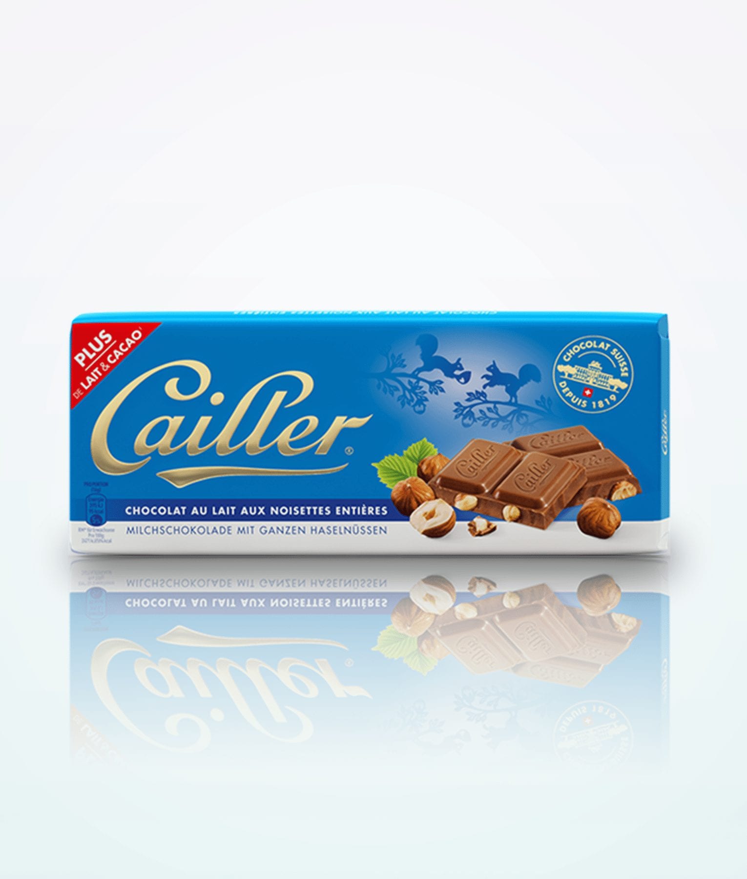 Cailler Milk Hazelnuts Chocolate 100g