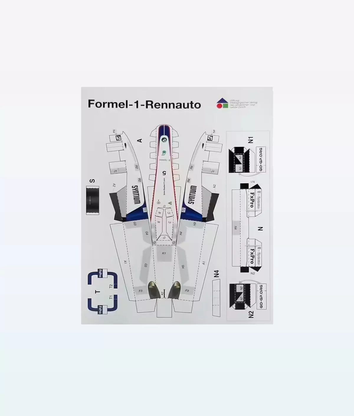 Artisanat-Formel-1-Rennauto