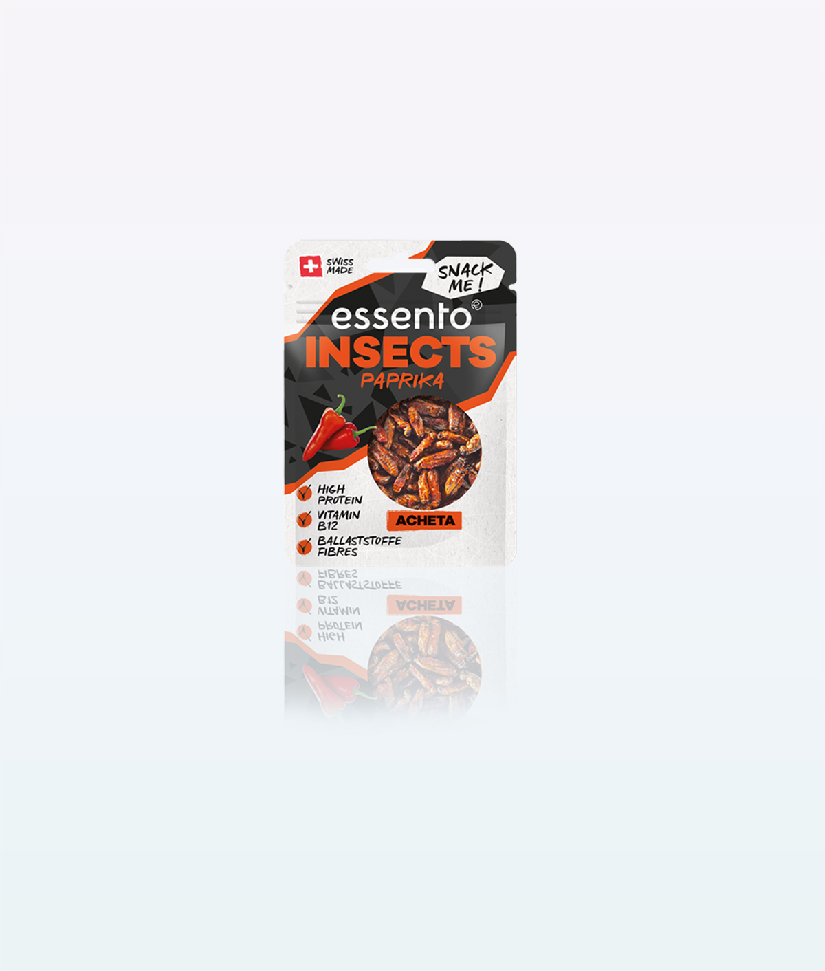 Snacks aux insectes Essento Paprika