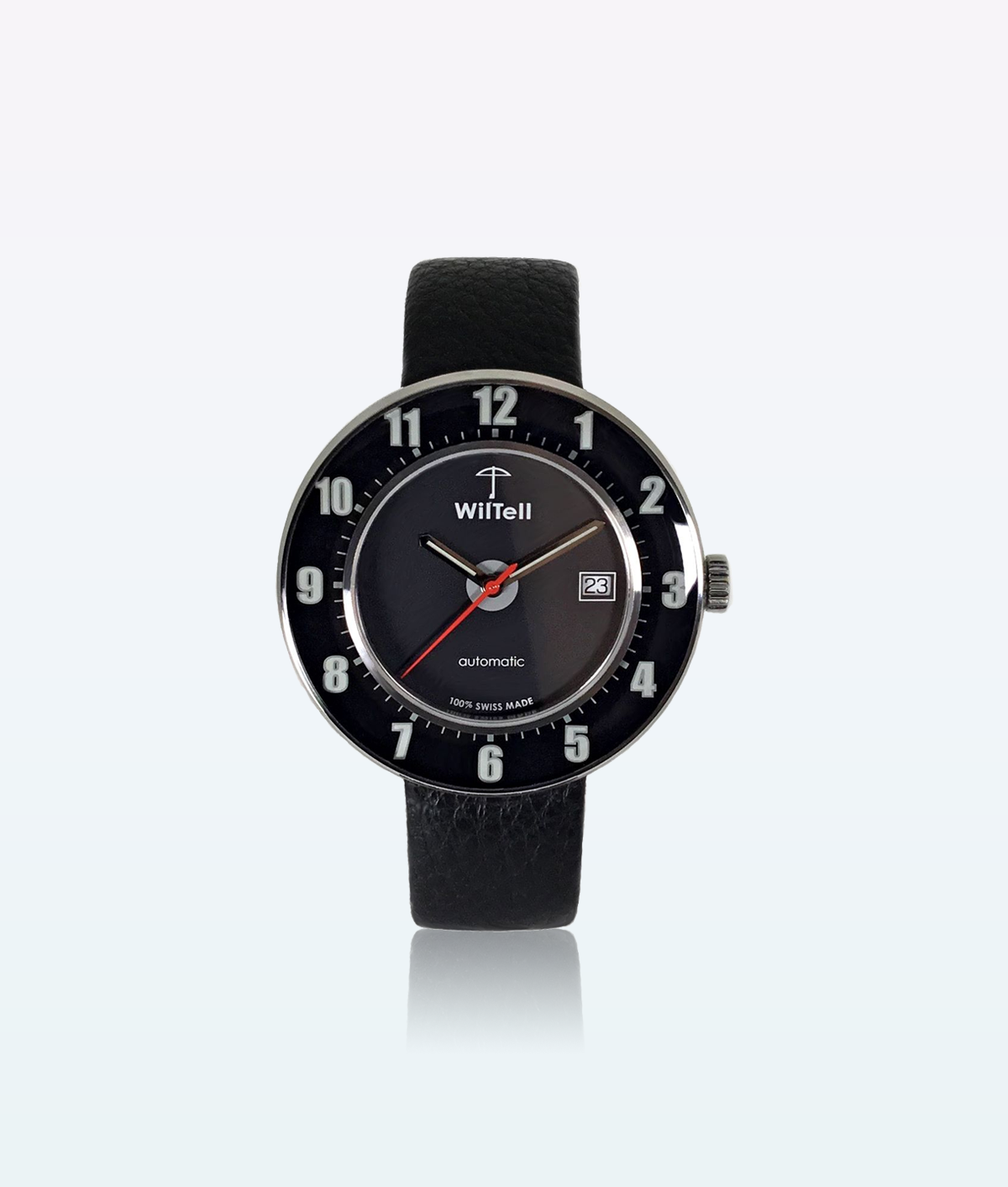 WilTell 100 Swiss Wrist Watch Black