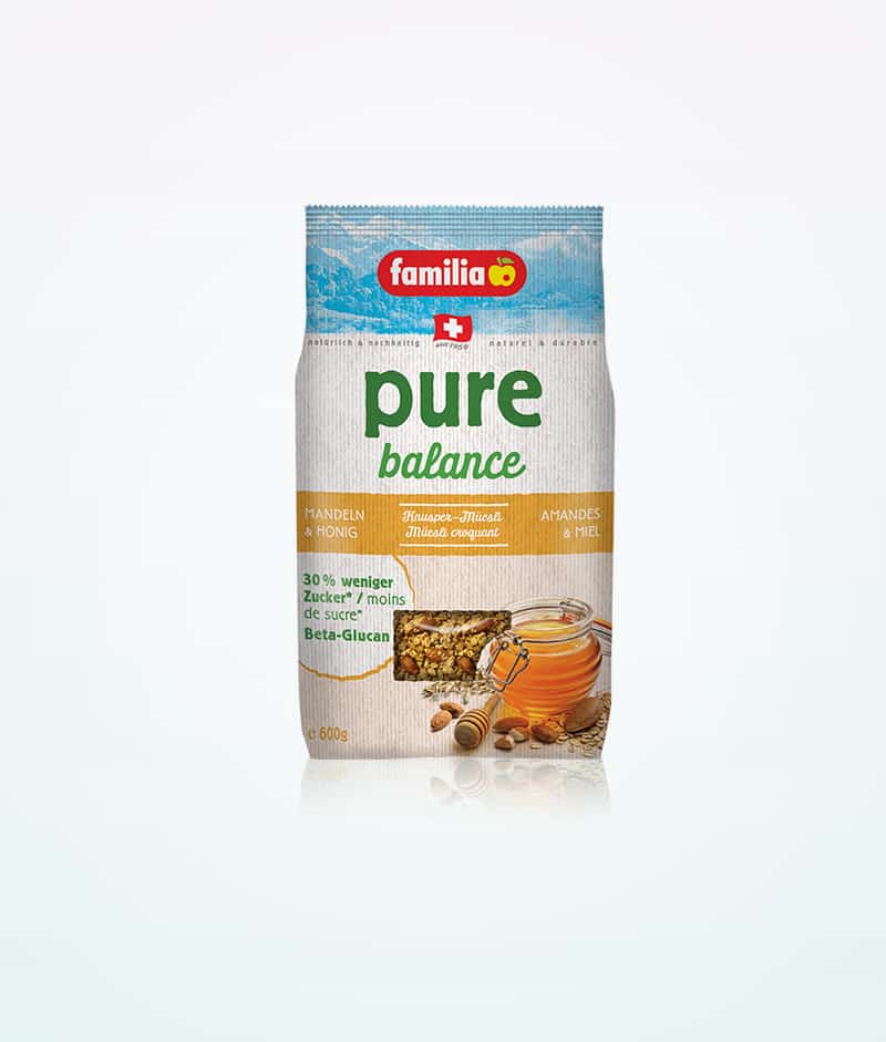 Bio Familia Pure Balance Muesli Almond And Honey 600 g