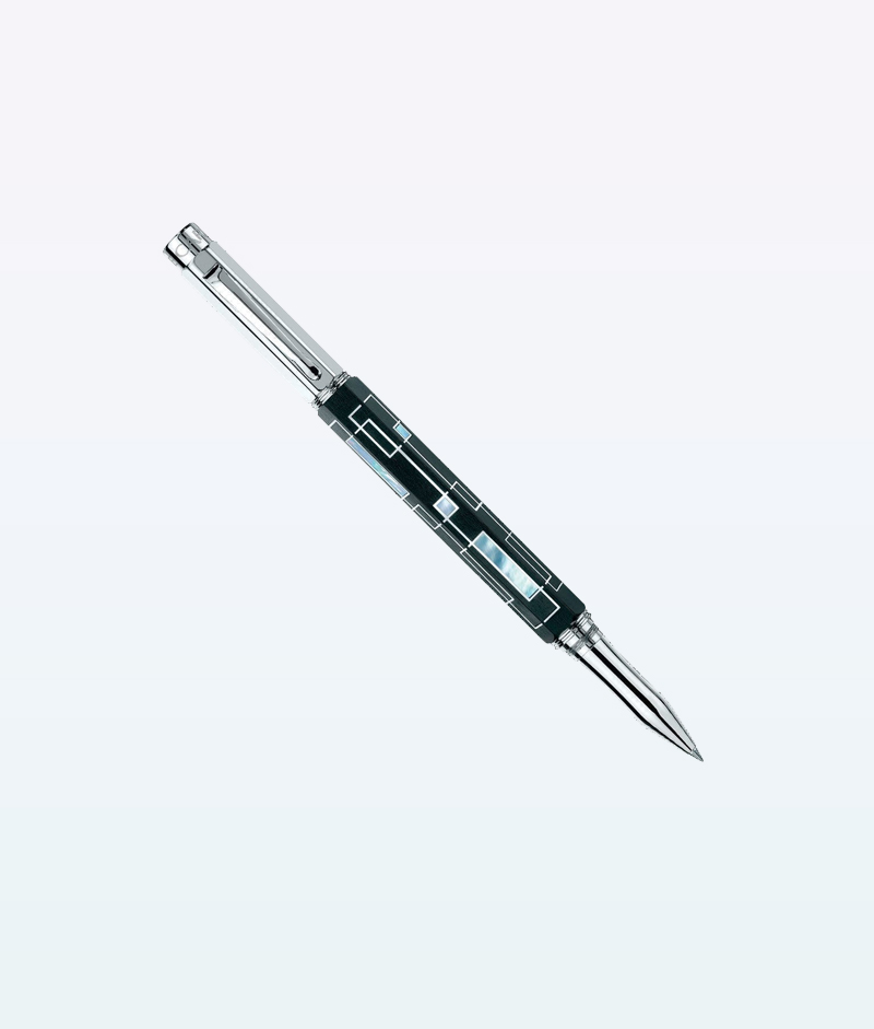 Caran dAche Link 1 Series Mother of Pearl Roller pencil ebony