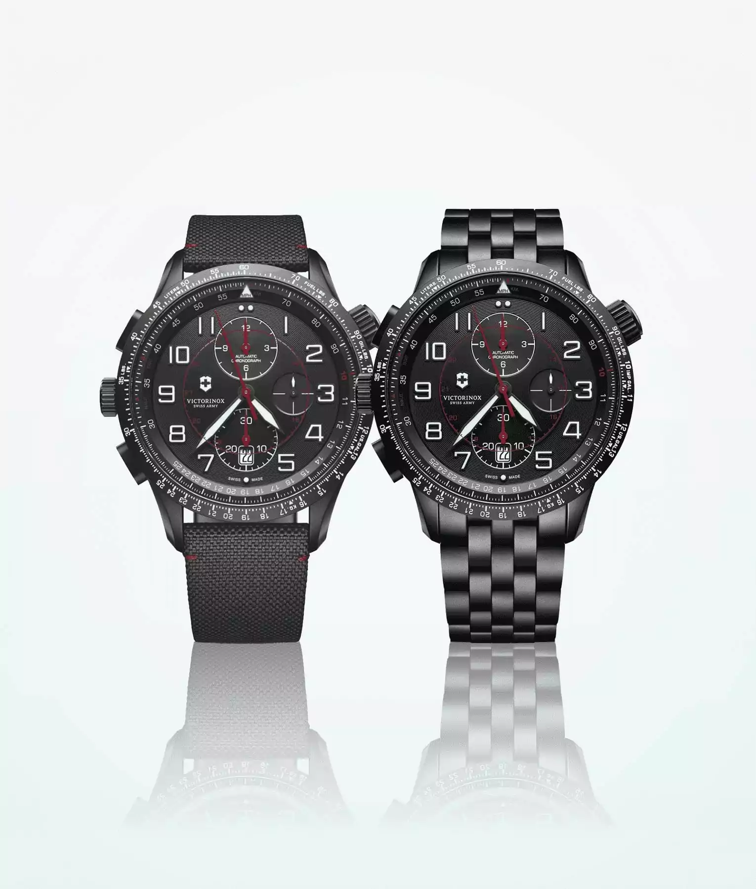 Victorinox Airboss Mach 9 Black Edition Men Wristwatch