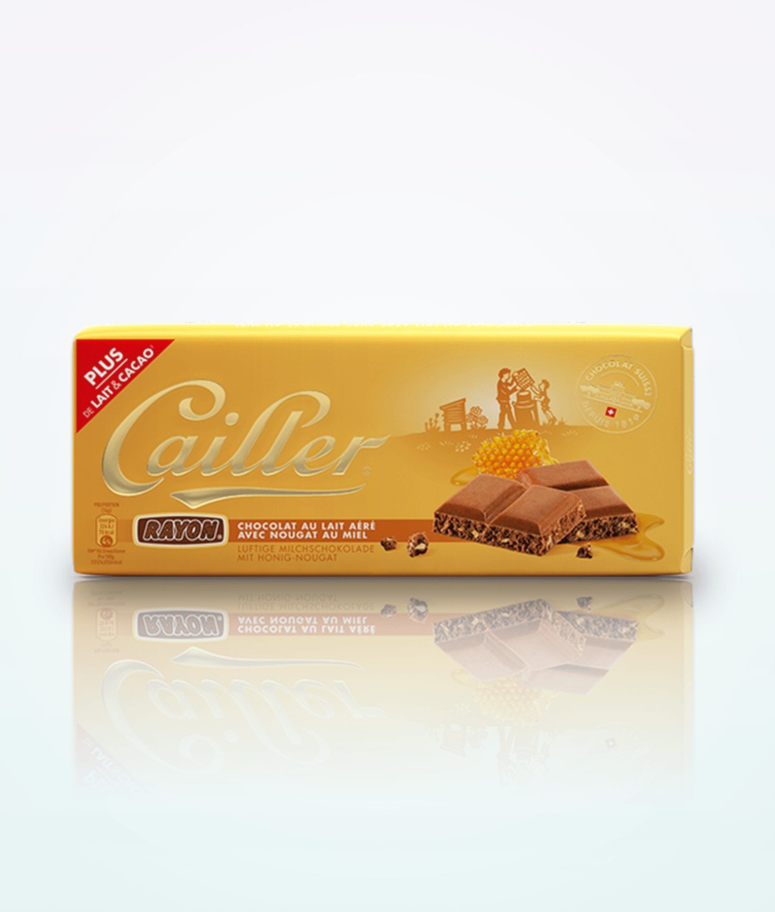 Cailler Rayon Milk Honey Chocolate 100g