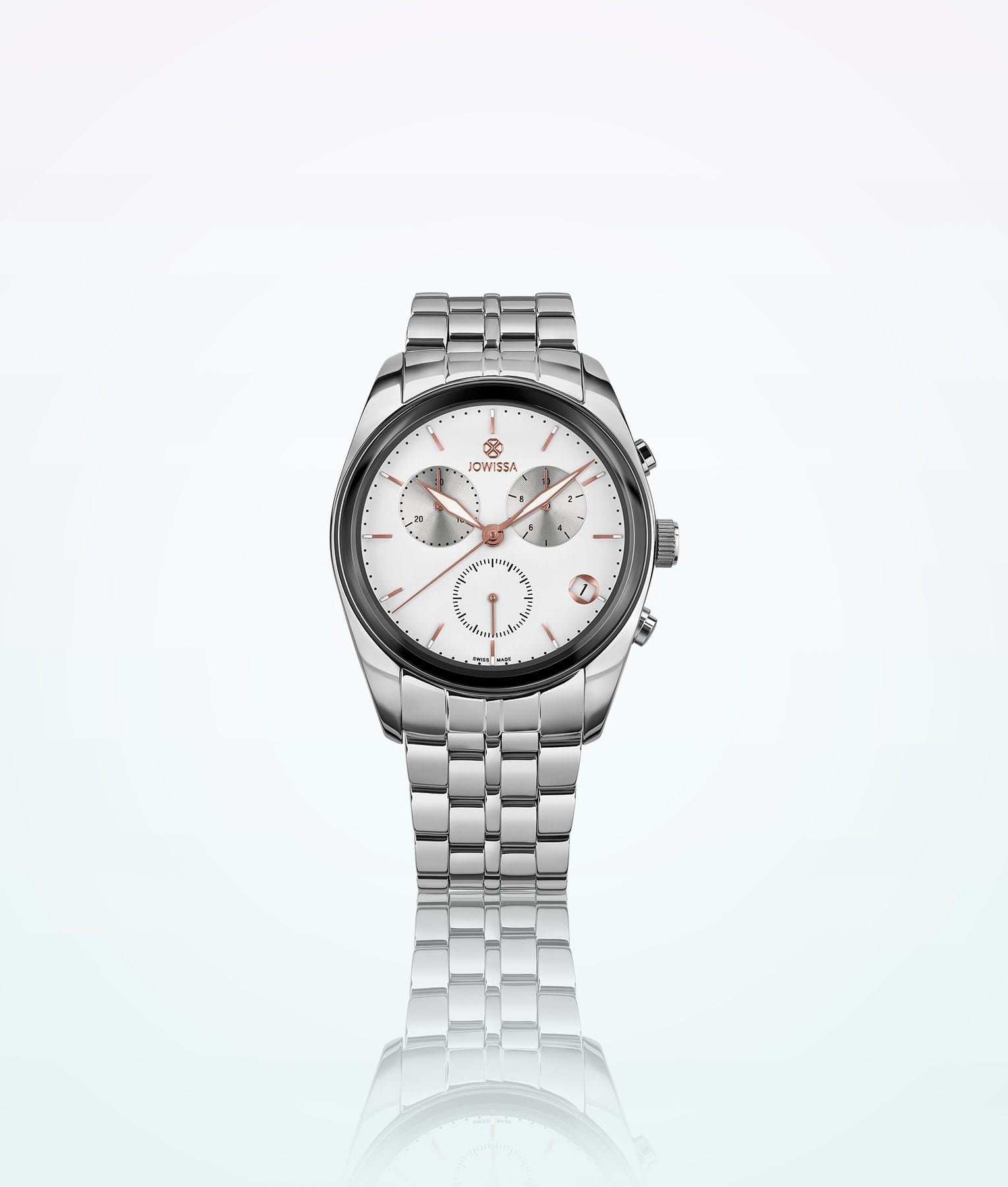 Jowissa Lux White Steel Wristwatch