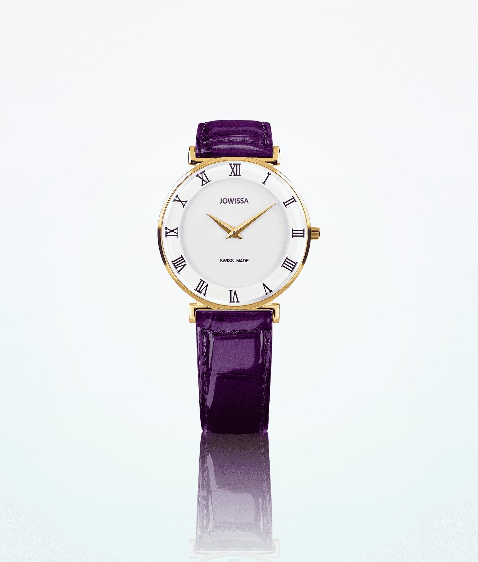 Jowissa Roma Gold Purple Women Wristwatch