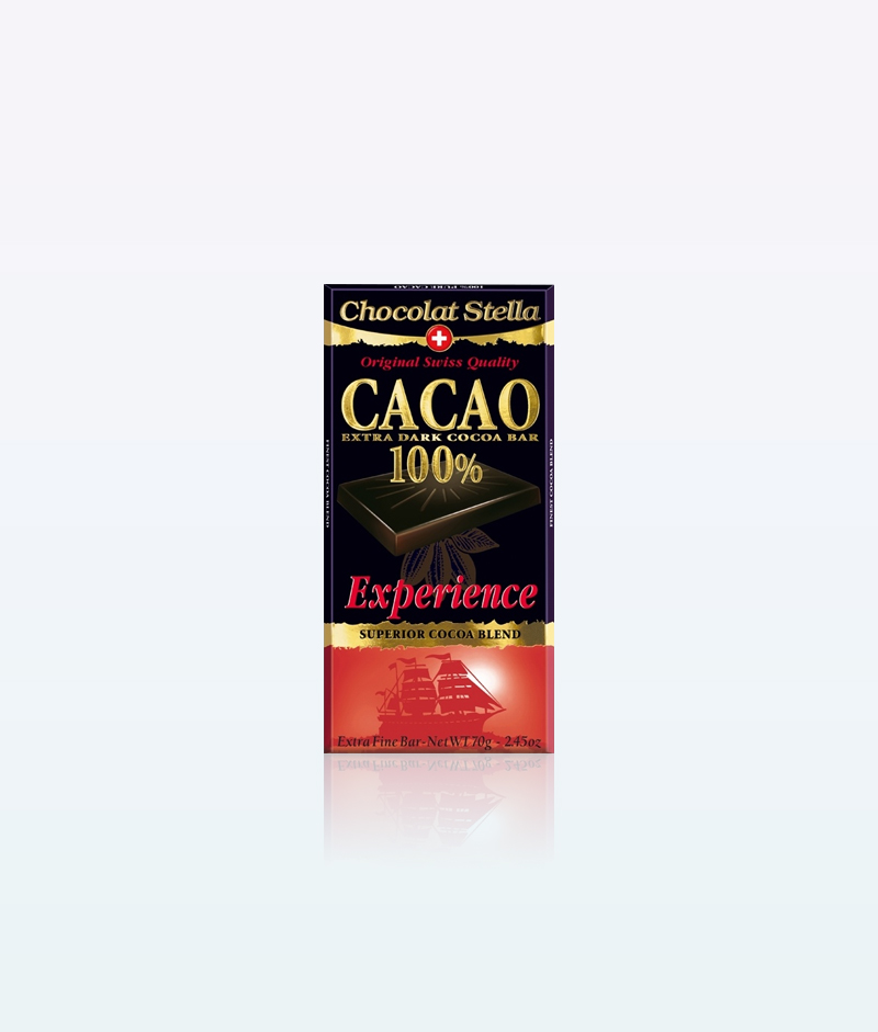 Stella Bernrain Organic 100 Cacao Chocolate 70 g