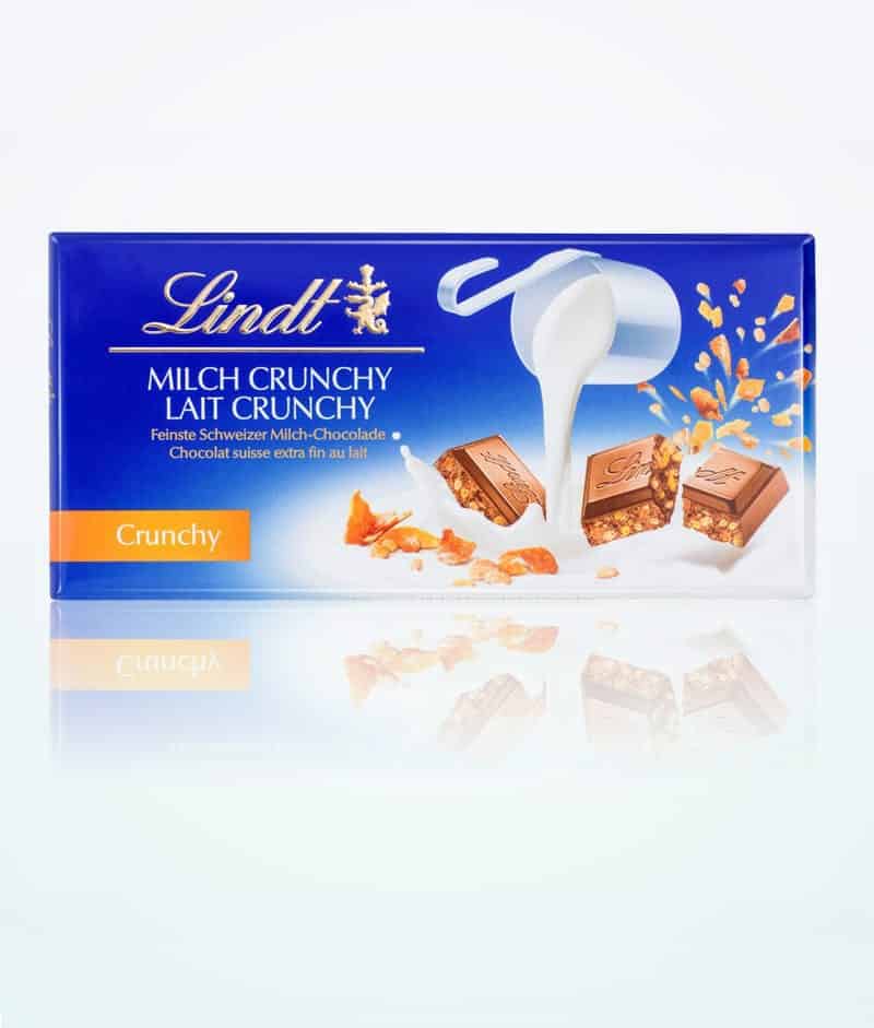 Lindt Crunchy Milk Chocolate 100g