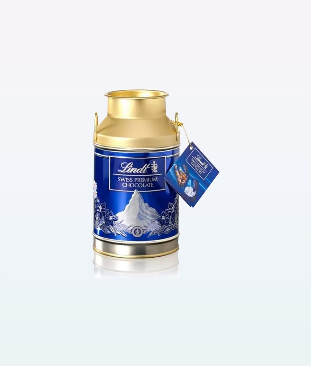 Lindt Chocolate Milk Can Premium 350g (blue)