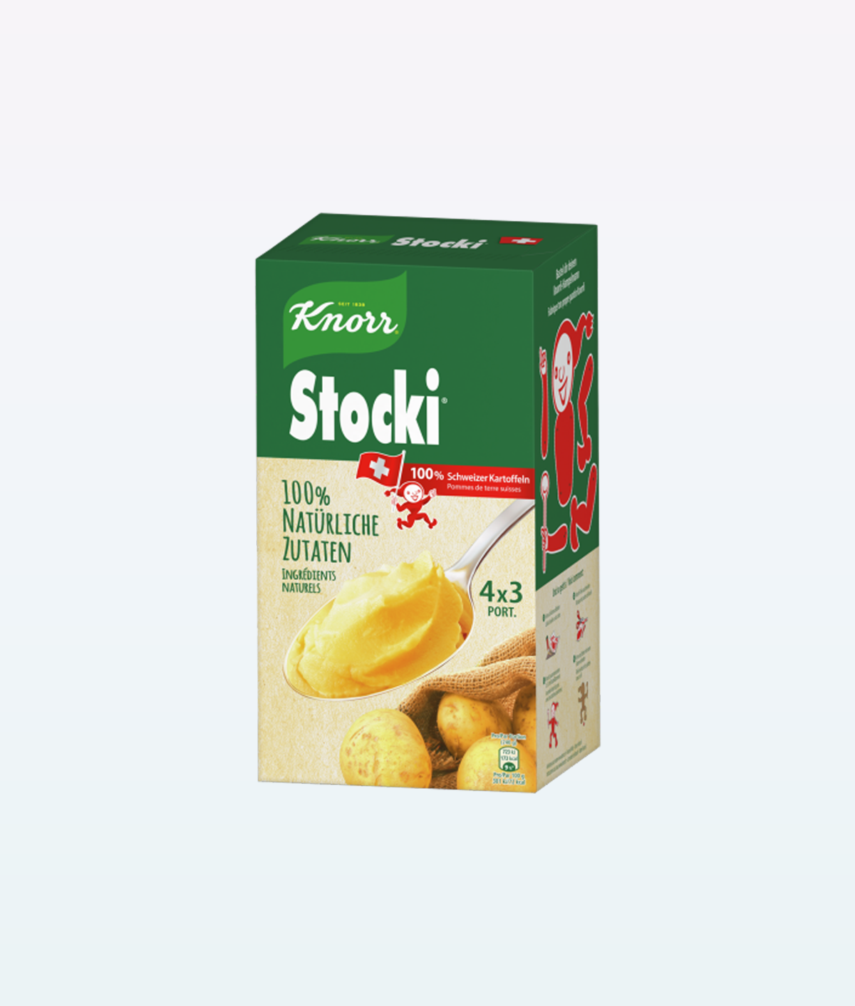 Knorr Stocki pommes de terre 4 × 3 portions 440g