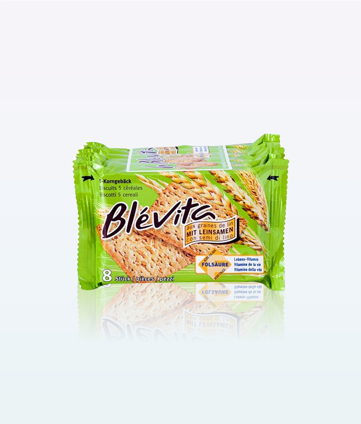 Biscuit Blevita Cinq Grains avec Graine de lin 228g