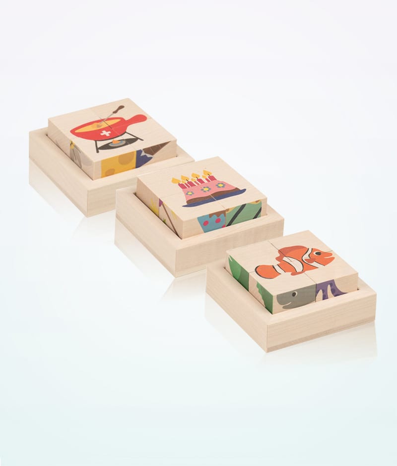 Kiener Wooden Puzzle Cubes