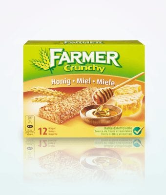 Farmer 12 Crunchy Honey Bars 240g