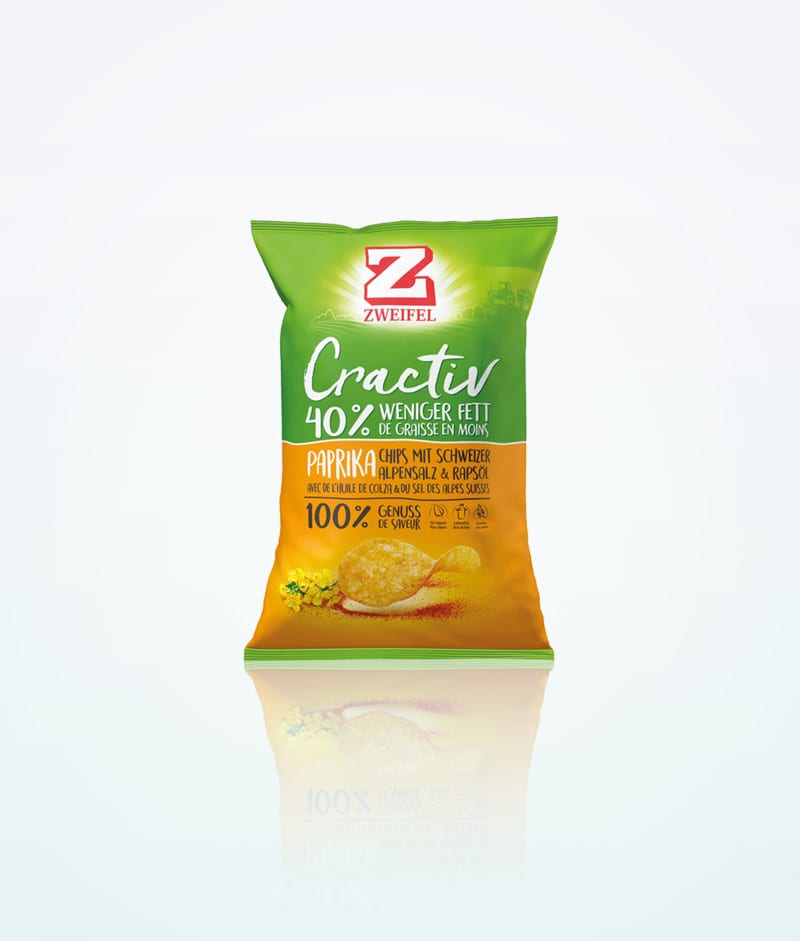 Zweifel Cractiv Paprika Chips 160 g