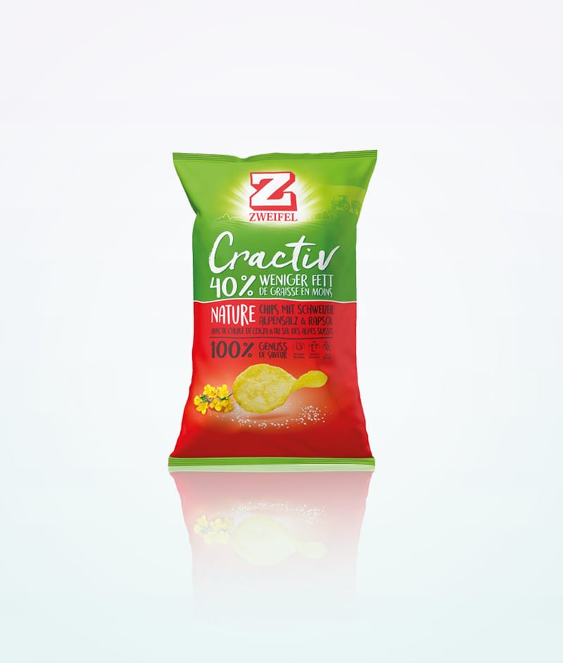 Zweifel Cractiv Original Natural Chips 160 g