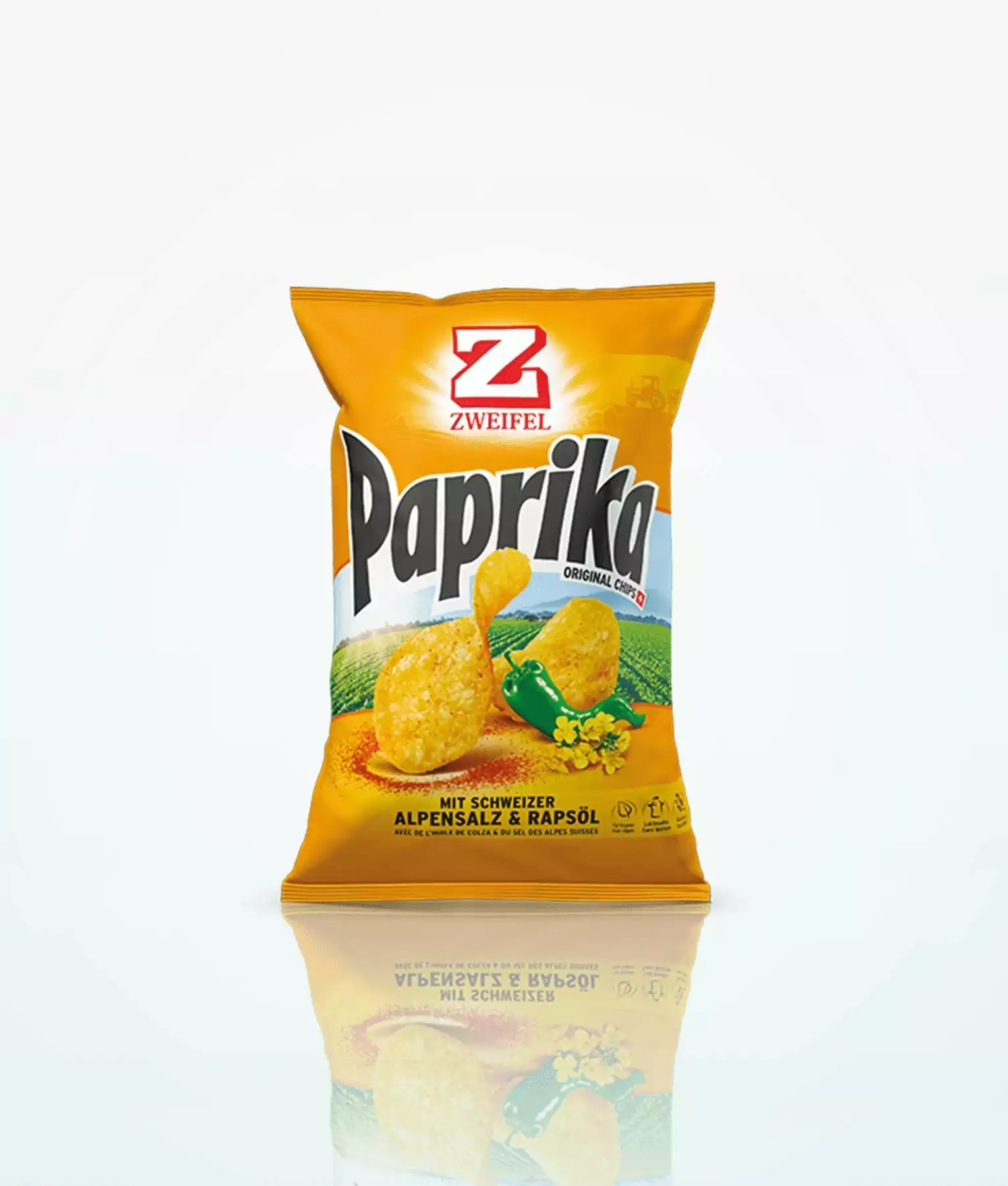 Zweifel Paprika Potato Chips 175g
