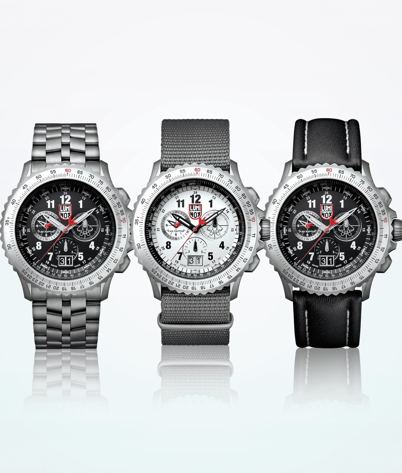Reloj de pulsera Lumnox Raptor serie 9240 para hombres
