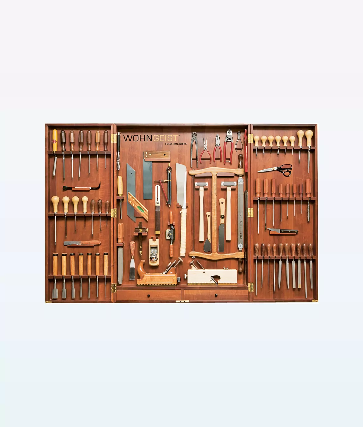Wood and Luxury Swiss-made Wooden Tool Cabinet