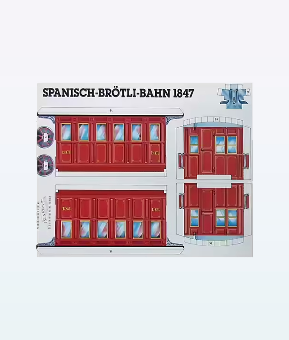 Artesanía Spanisch Brotli Bahn 1847 parte 3