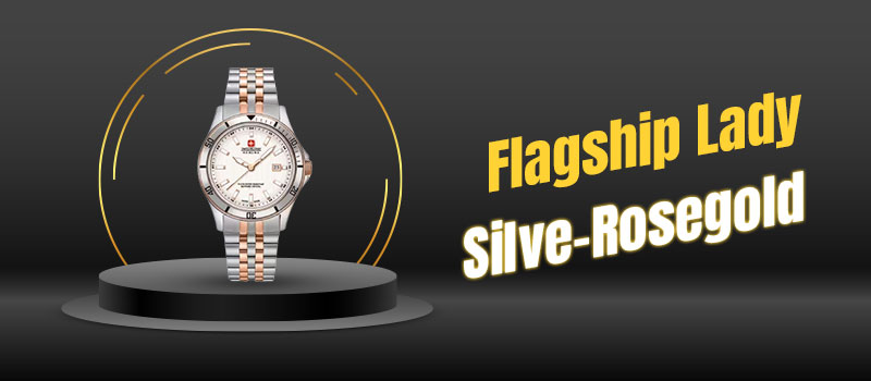 Hanowa-Swiss-Military-Reloj de pulsera-Flagship-Lady-Silver-Rosegold